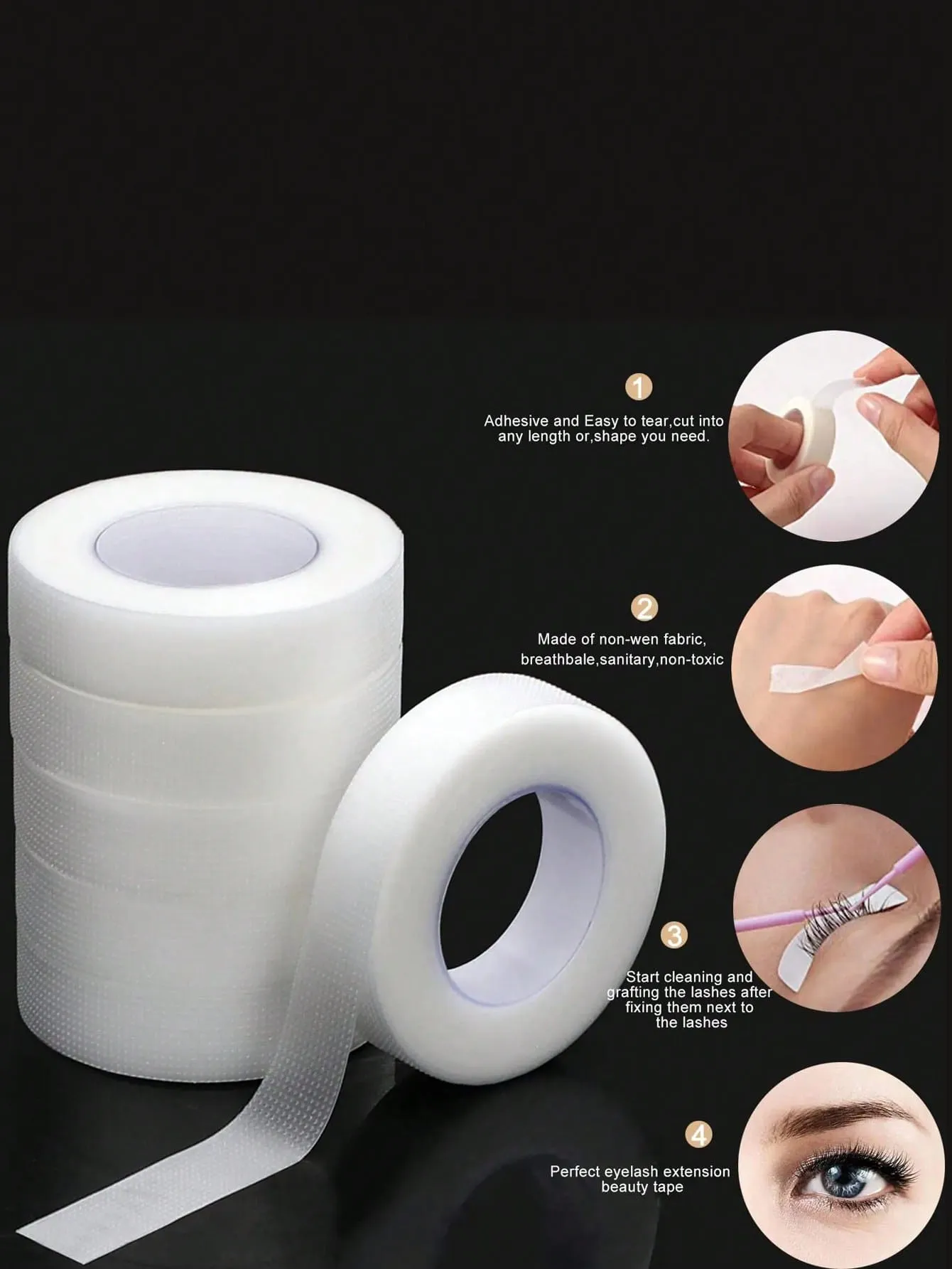 2 Roll  Eyeshadow Tape , Natural Eyeliner Tape , Eye Makeup Auxiliary Tool, Eye Makeup Finish Patch