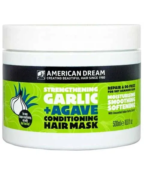 American Dream Garlic And Agave Strengthening Hair Conditioning Mask 500ml