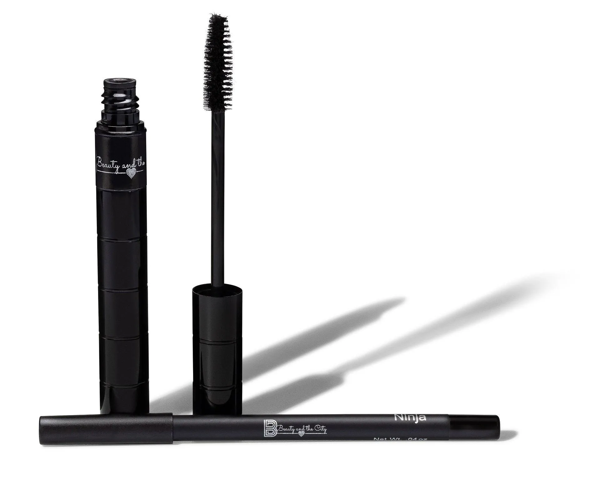 Beauty and the City Vegan Eyeliner & Vegan Mascara Kit: Vitamin E Powered & Waterproof