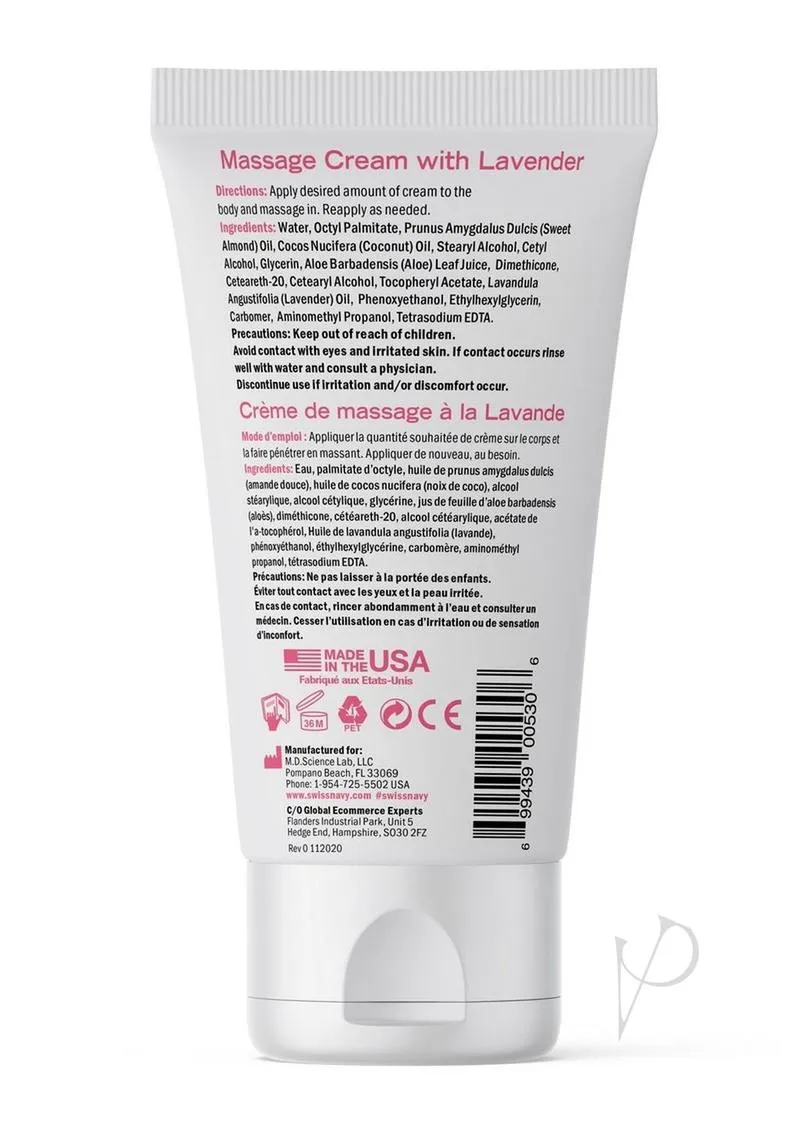Desire Massage Cream Lavender 5oz