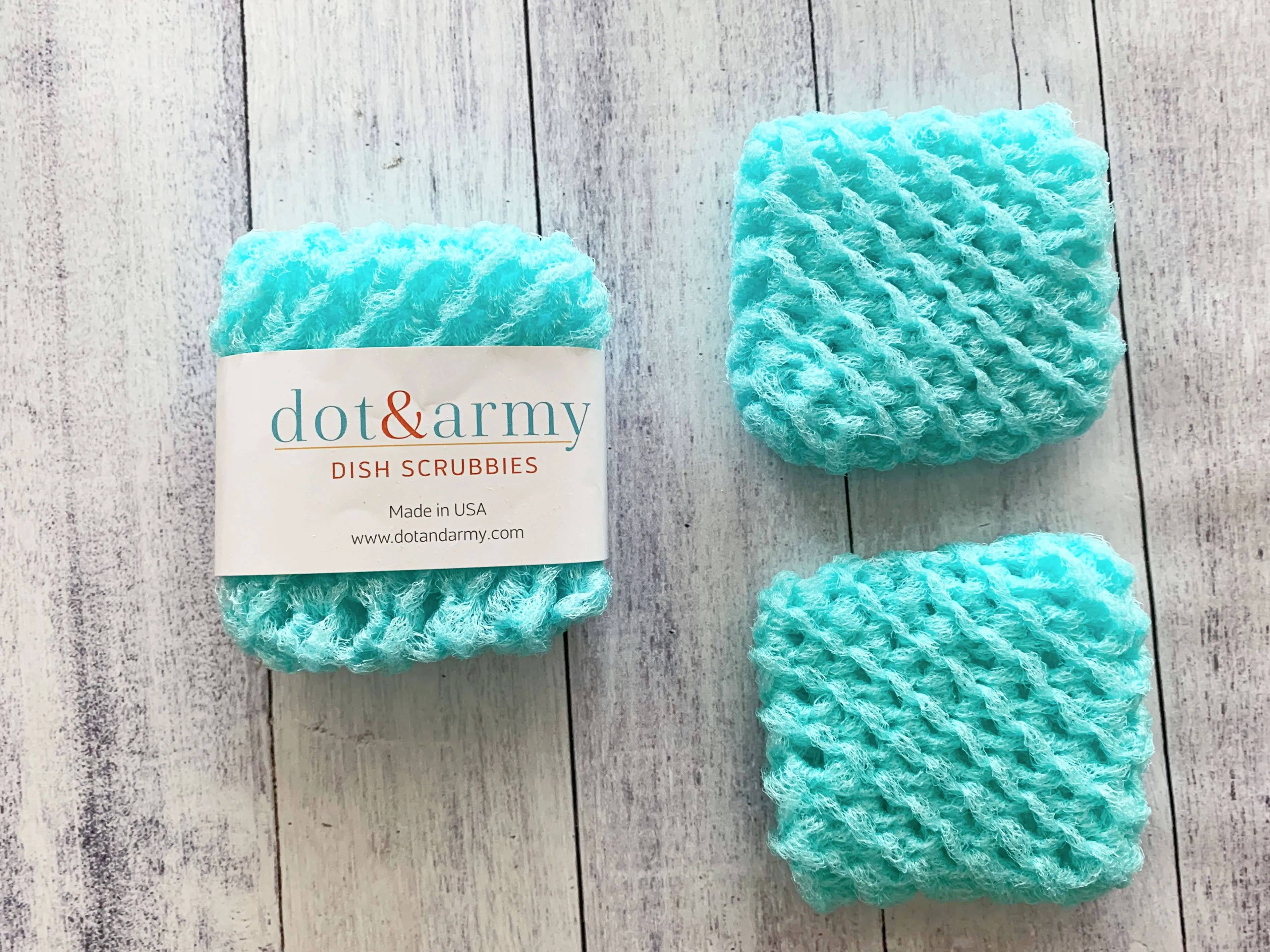Dish Scrubbies, set of two: Atlantic