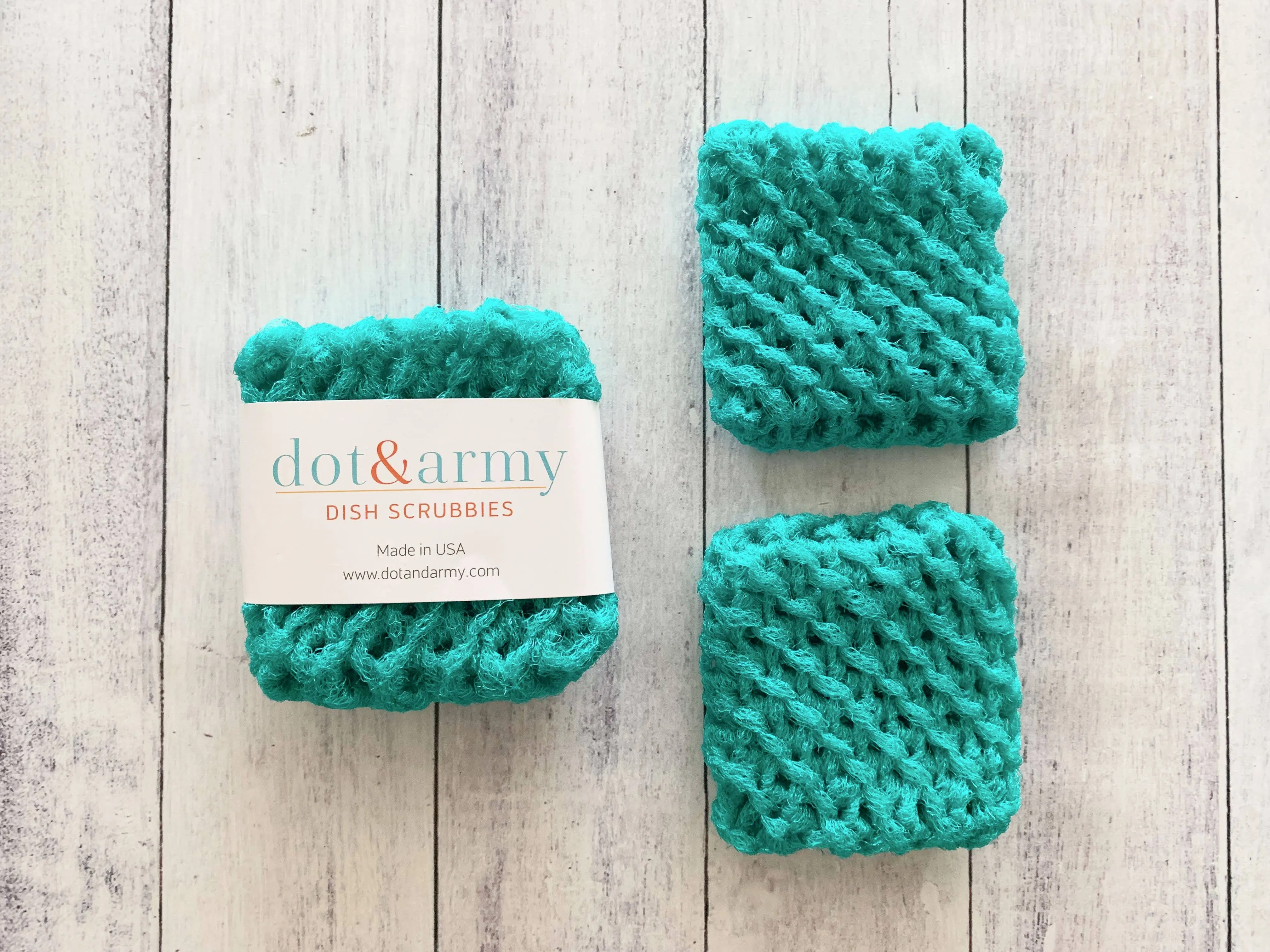 Dish Scrubbies, set of two: Atlantic