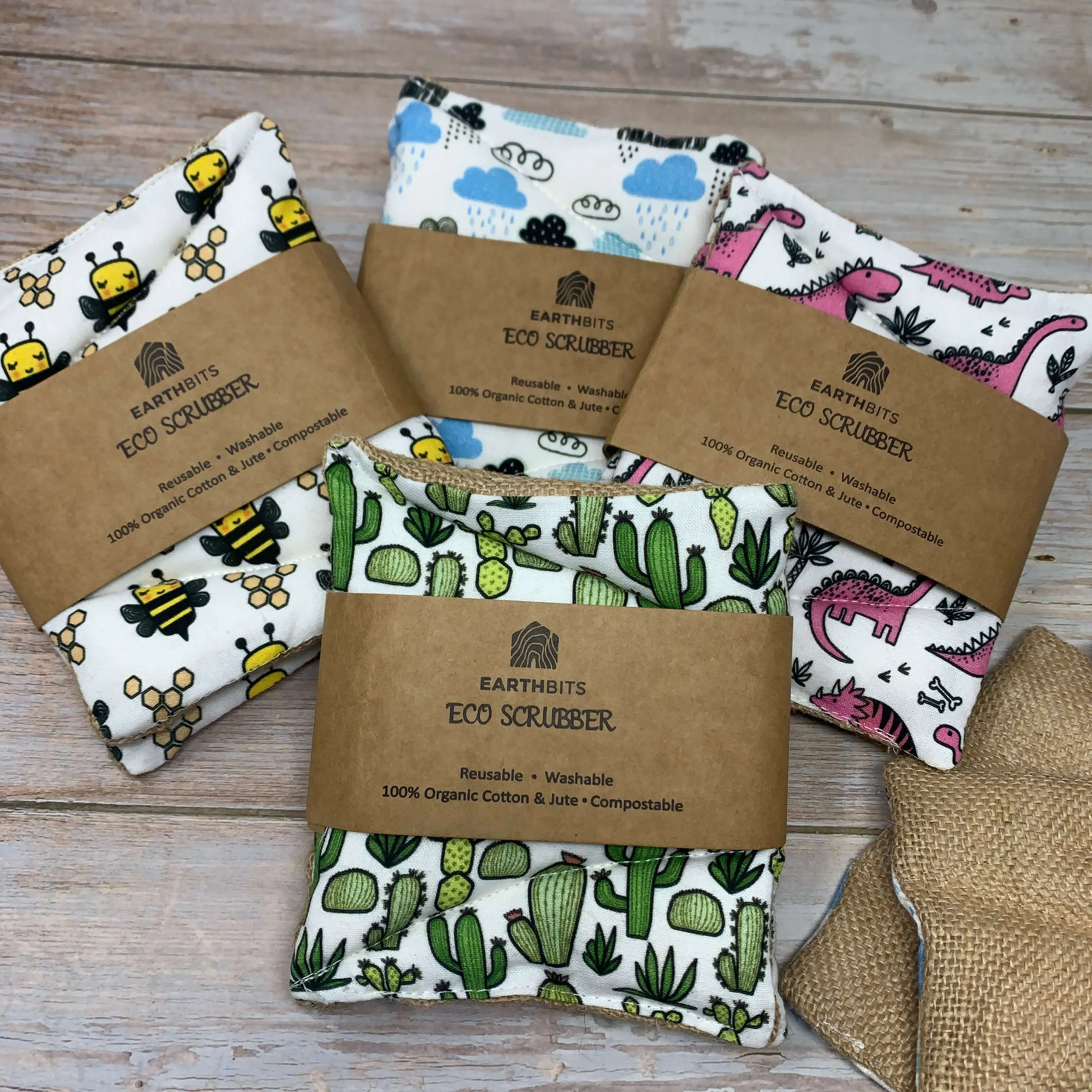 Eco Friendly Sponges, Reusable Dish Sponges, Washing Up Scrubbers