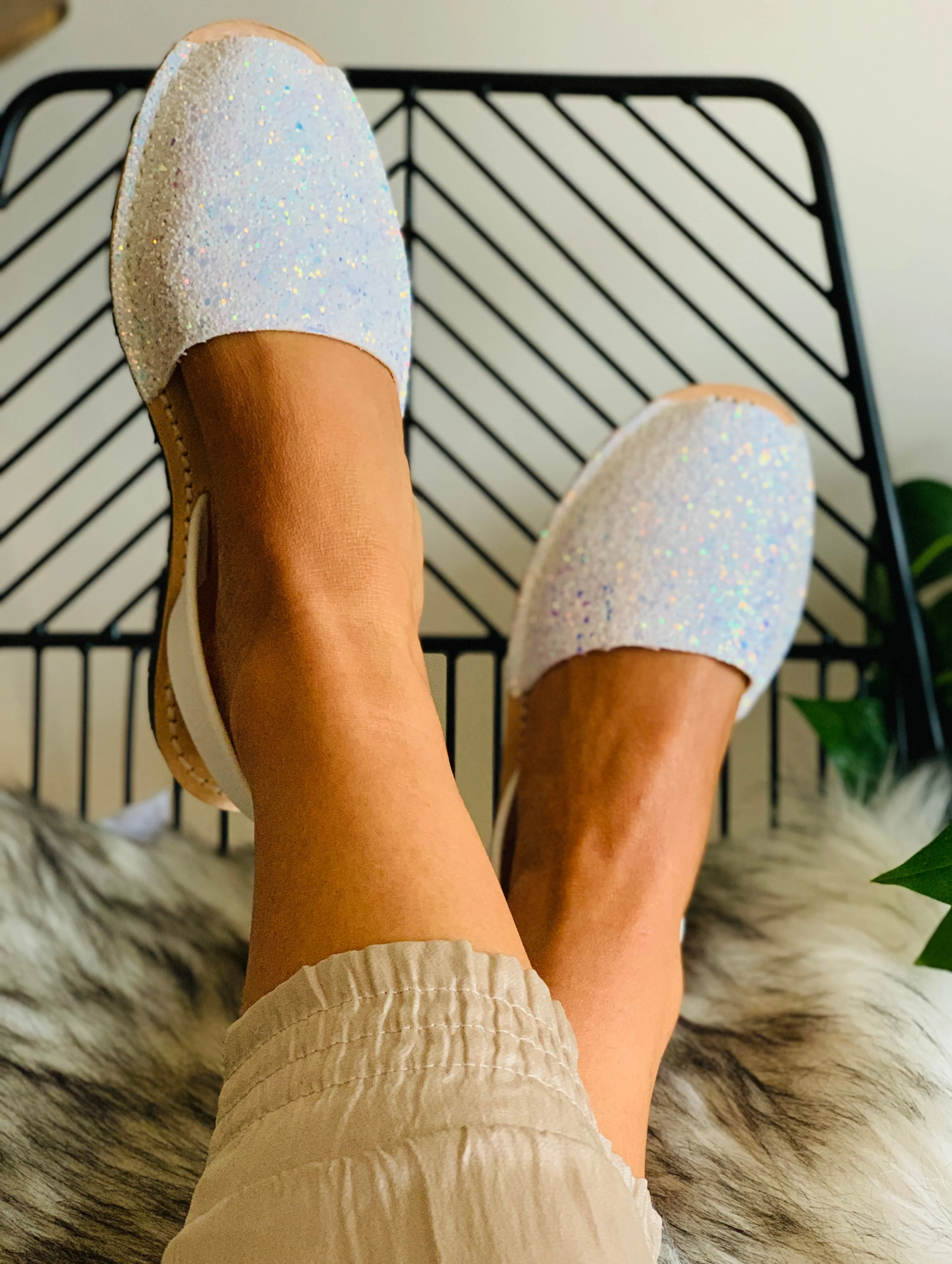 Elsa White Glitter
