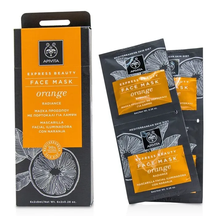 Express Beauty Face Mask With Orange (radiance) - 6x(2x8ml)