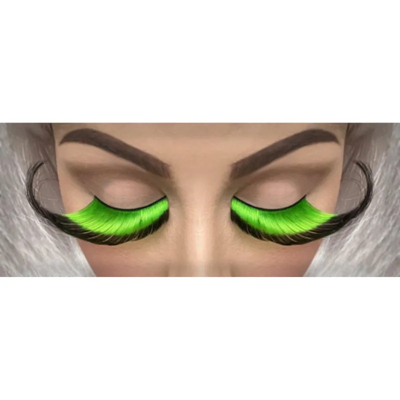 Eyelashes - Dramatic Green/Black