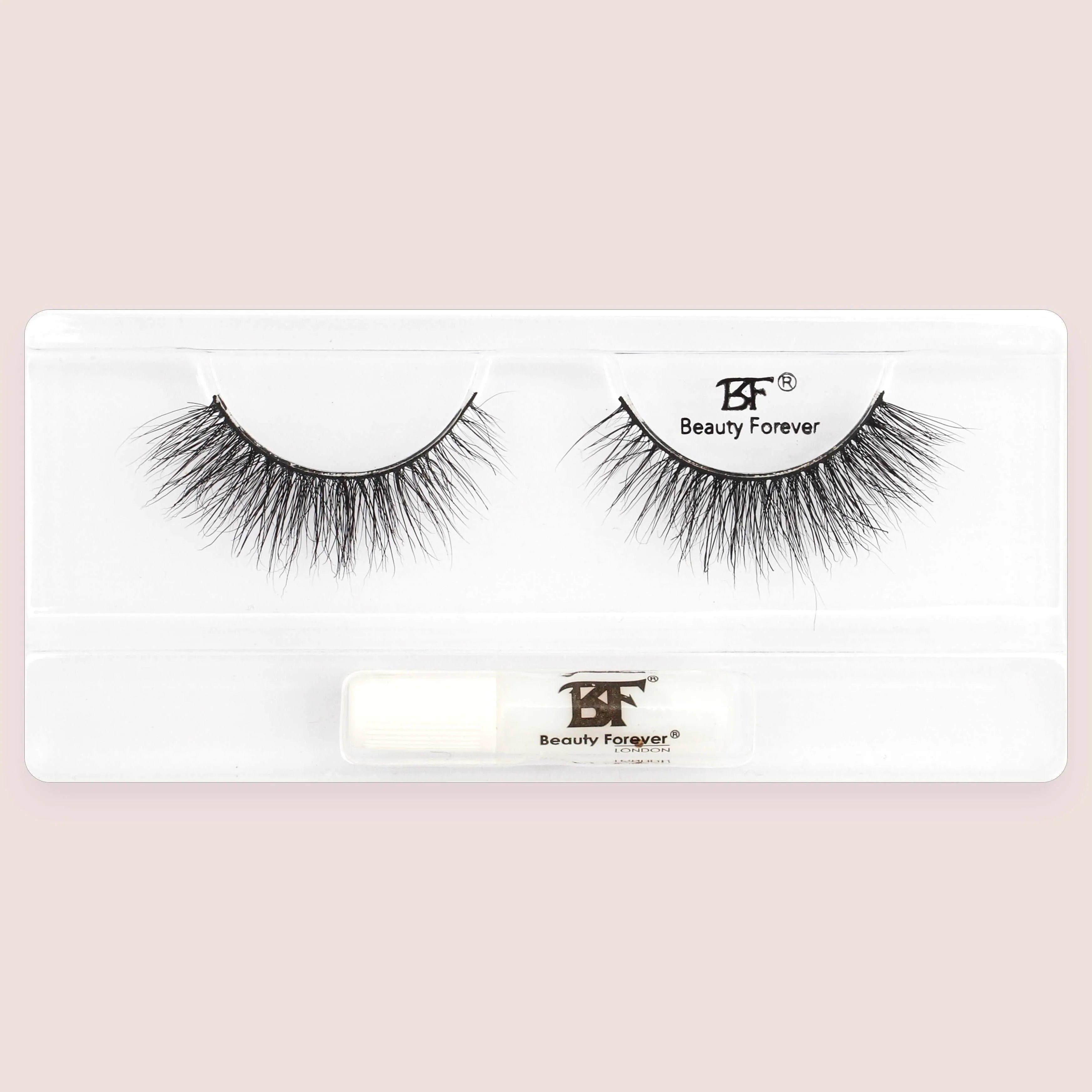Faux Mink 3D Eyelashes Febi No. 118 (Naturally full effect)