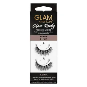 Glam By Manicare Keira Glam Ready Pre-Glued Lashes