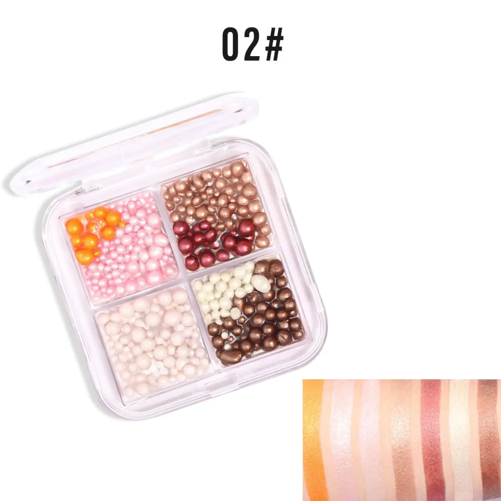 High Brights Metallic Pearl Eyeshadow Palette,Illuminance Crème EyeShadow pallet,Shimmer Eyeshadow Palette& Highlight (set02)