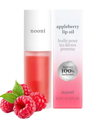 Korean Lip Oil - Appleberry | Lip Stain, Gift, Long-Lasting, Moisturizing, Plumping, Revitalizing for Dry Lips, Waterproof, No Peel Off, Korean Lip Tint, Red Tinted Lips, 0.12 Fl Oz