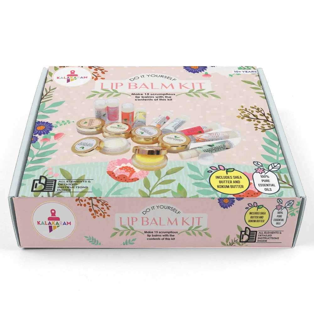 Lip Balm Making Kit, Make your Own Lip Balms at Home, DIY Activity Kit