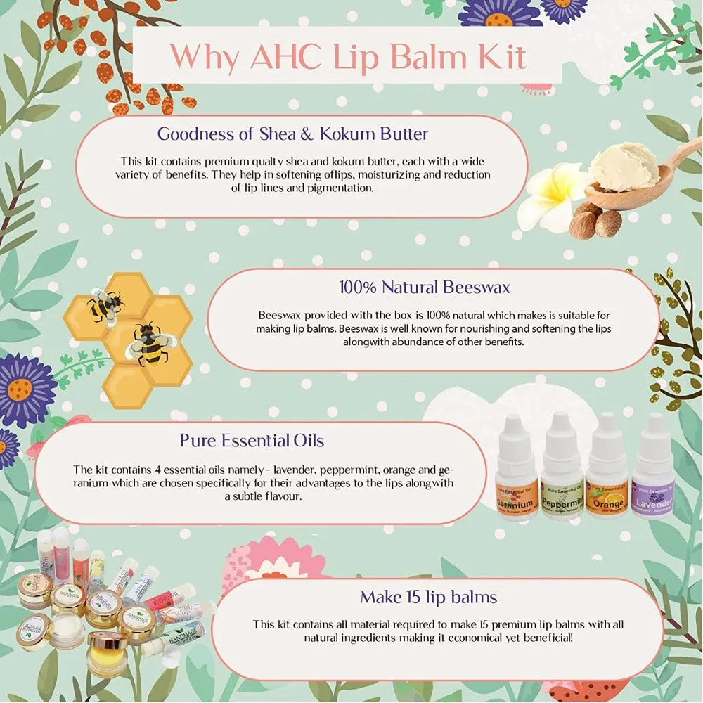 Lip Balm Making Kit, Make your Own Lip Balms at Home, DIY Activity Kit