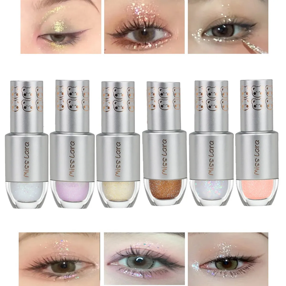 Miss Lara Glitter Liquid Highlighter Eyeshadow