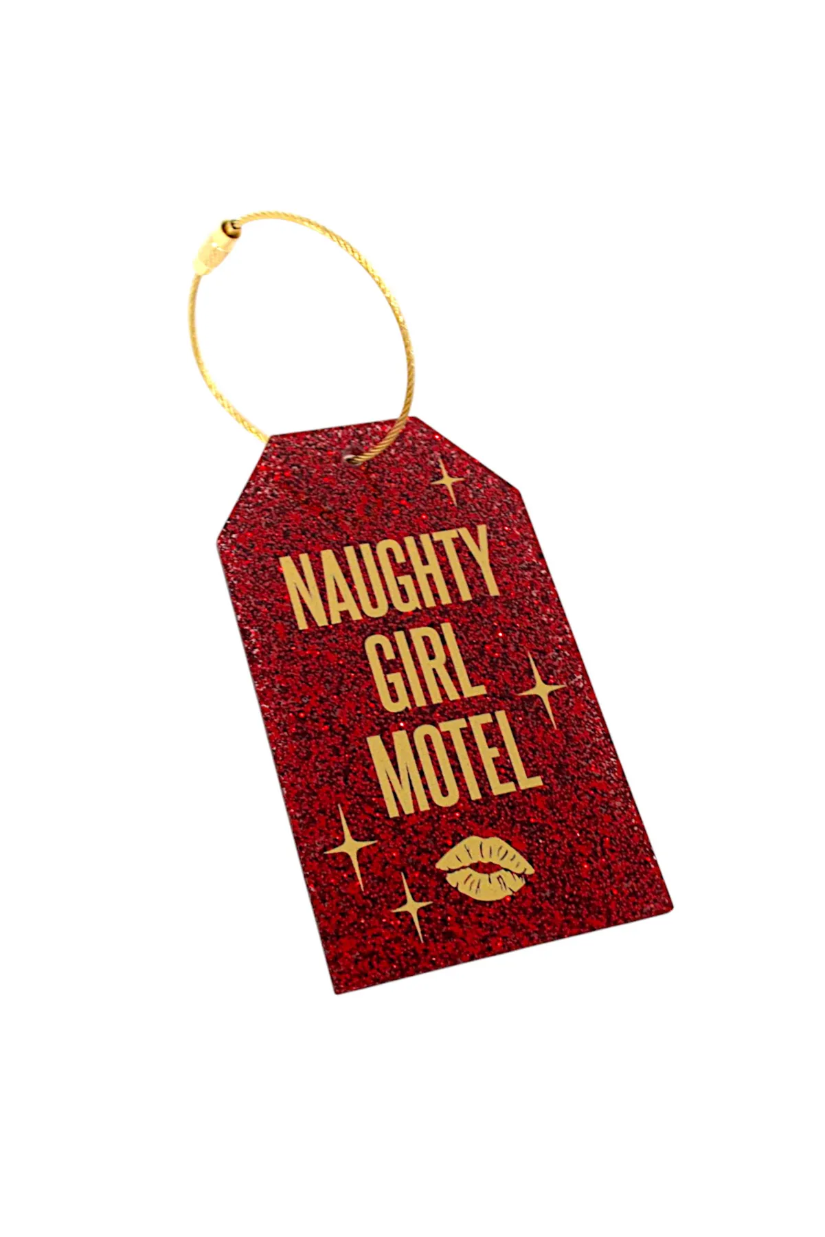 Naughty Girl Motel Luggage Tag
