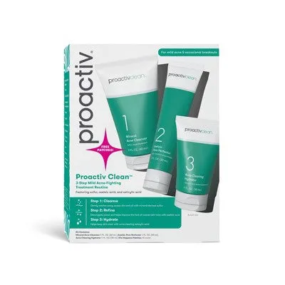 New - Proactiv Clean 30 Day Skincare Kit - 3ct
