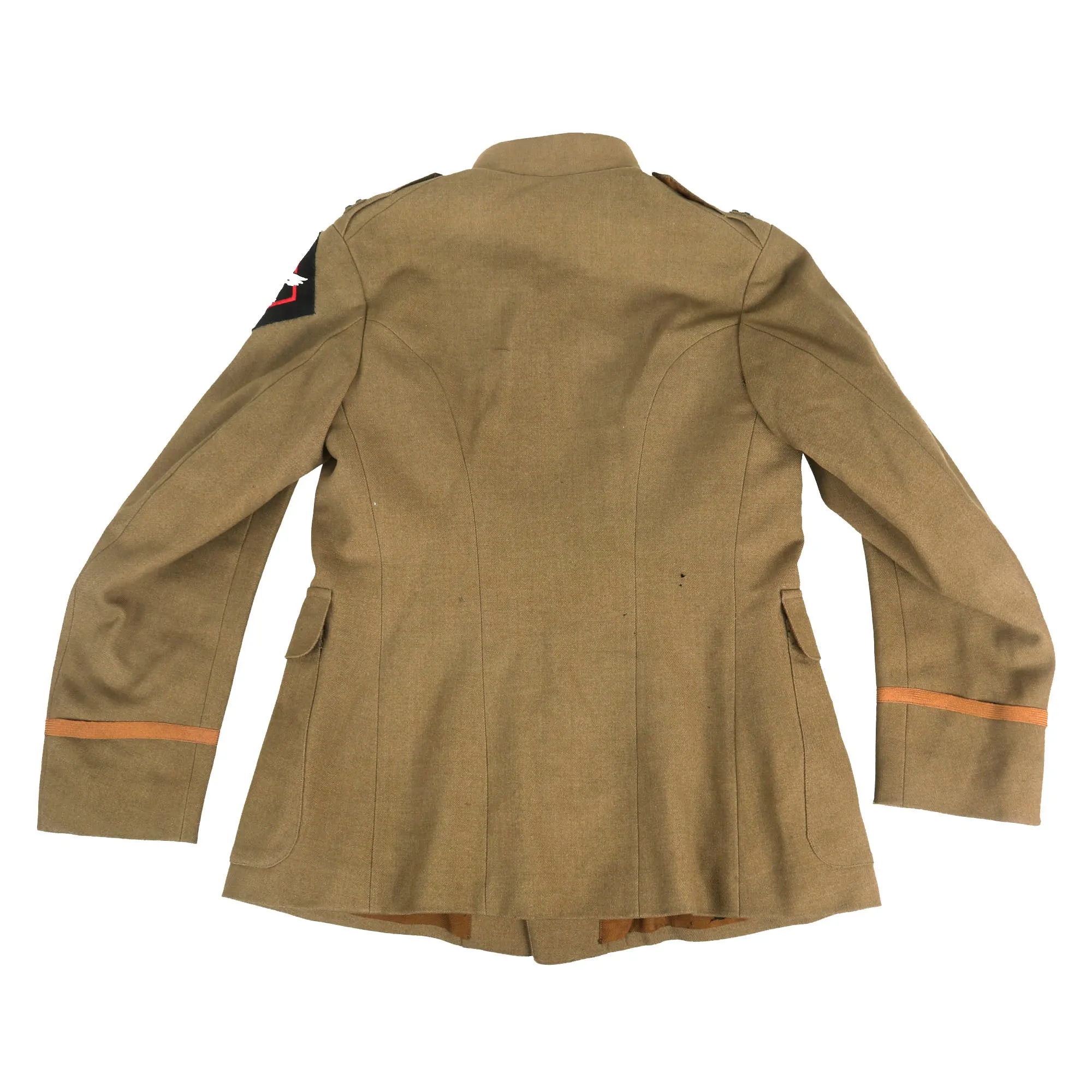Original Identified WWI US 14th Engineers Officer’s Uniform & Helmet Grouping - Heavy Combat Record