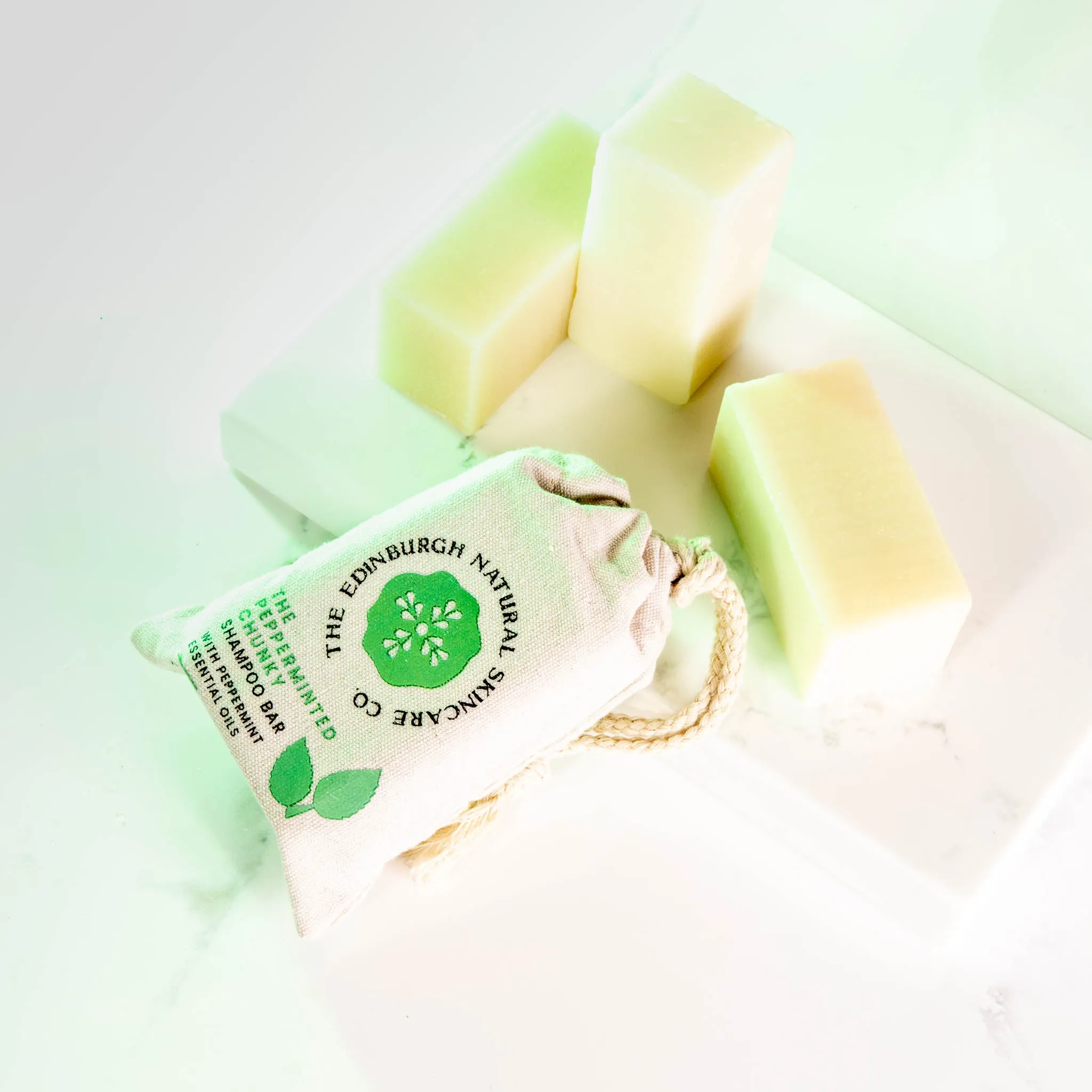 Pepperminted Chunky Shampoo Bar...It'S Pepperminted And It'S Chunky!