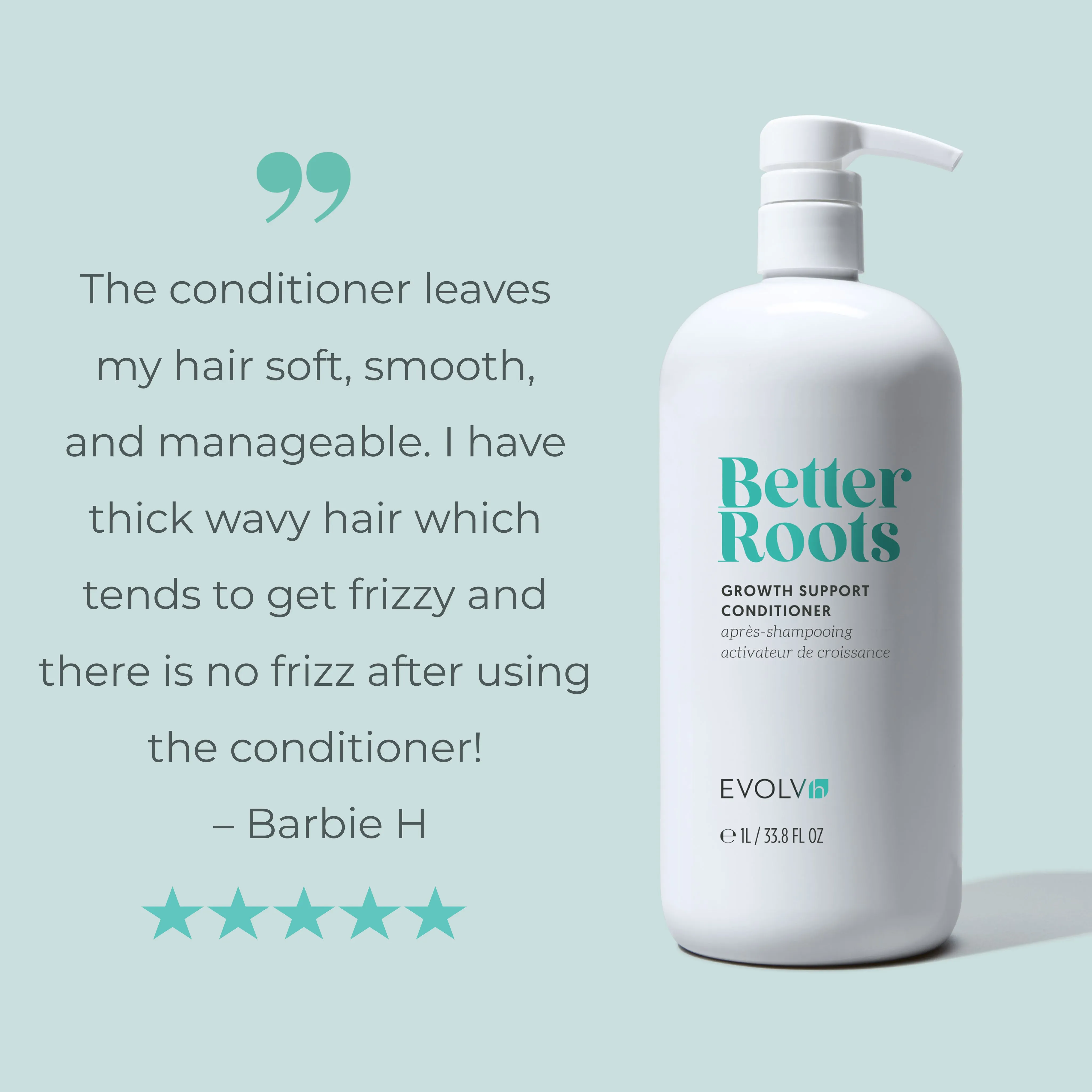 Pre-Order & Save: NEW! Better Roots Growth Support Shampoo and Conditioner Liter Duo