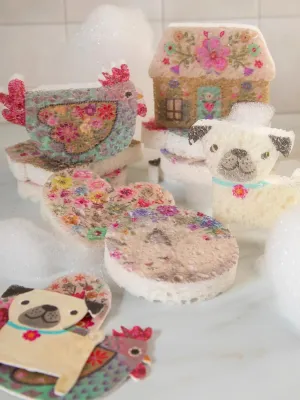 Puff Up Sponges, Set of 5