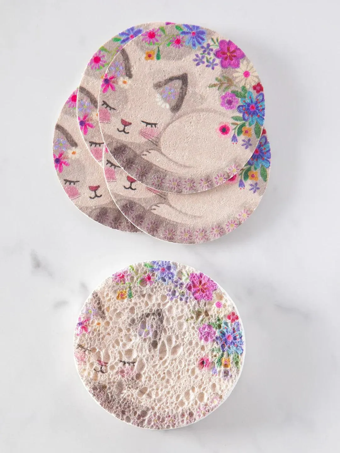 Puff Up Sponges, Set of 5