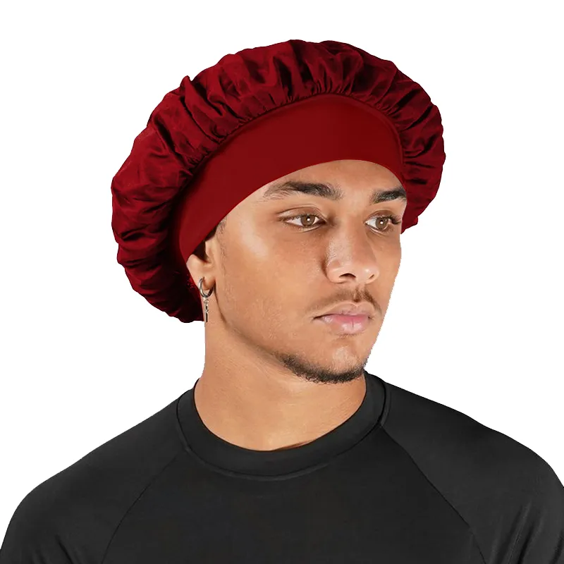 Red Satin Bonnet