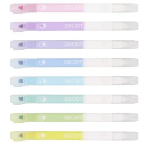 SUN-STAR DECOT- double-headed highlighter reverse white pen S45418
