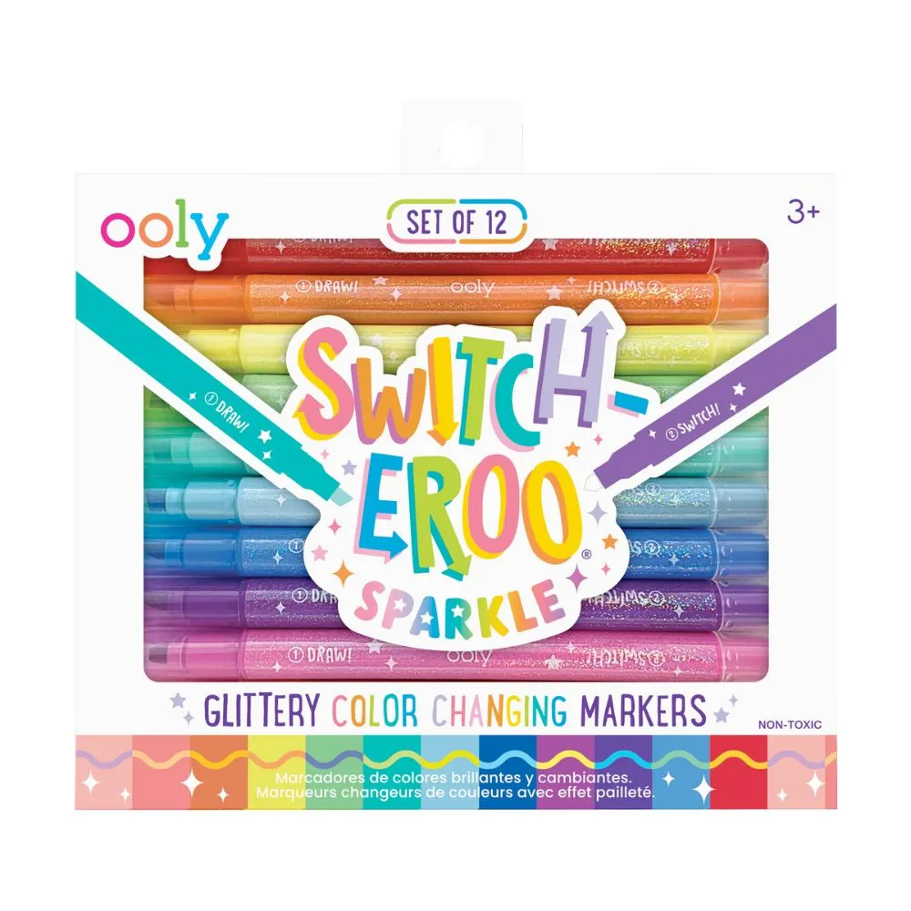 Switch-eroo!: Sparkle Glittery Color- Changing Markers