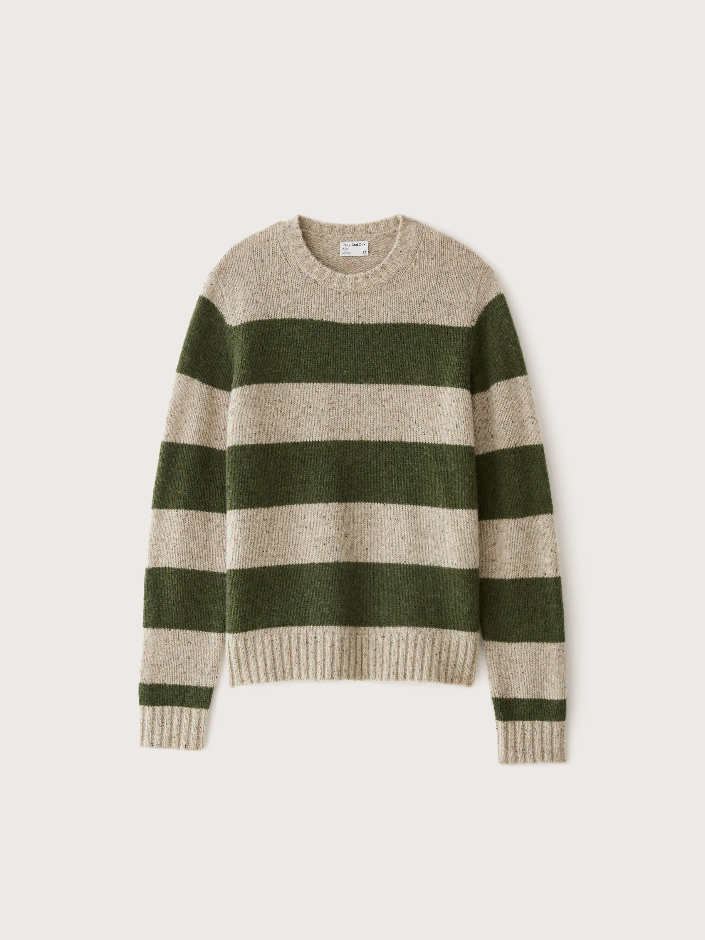 The Lambswool Crewneck Sweater in Forest Green
