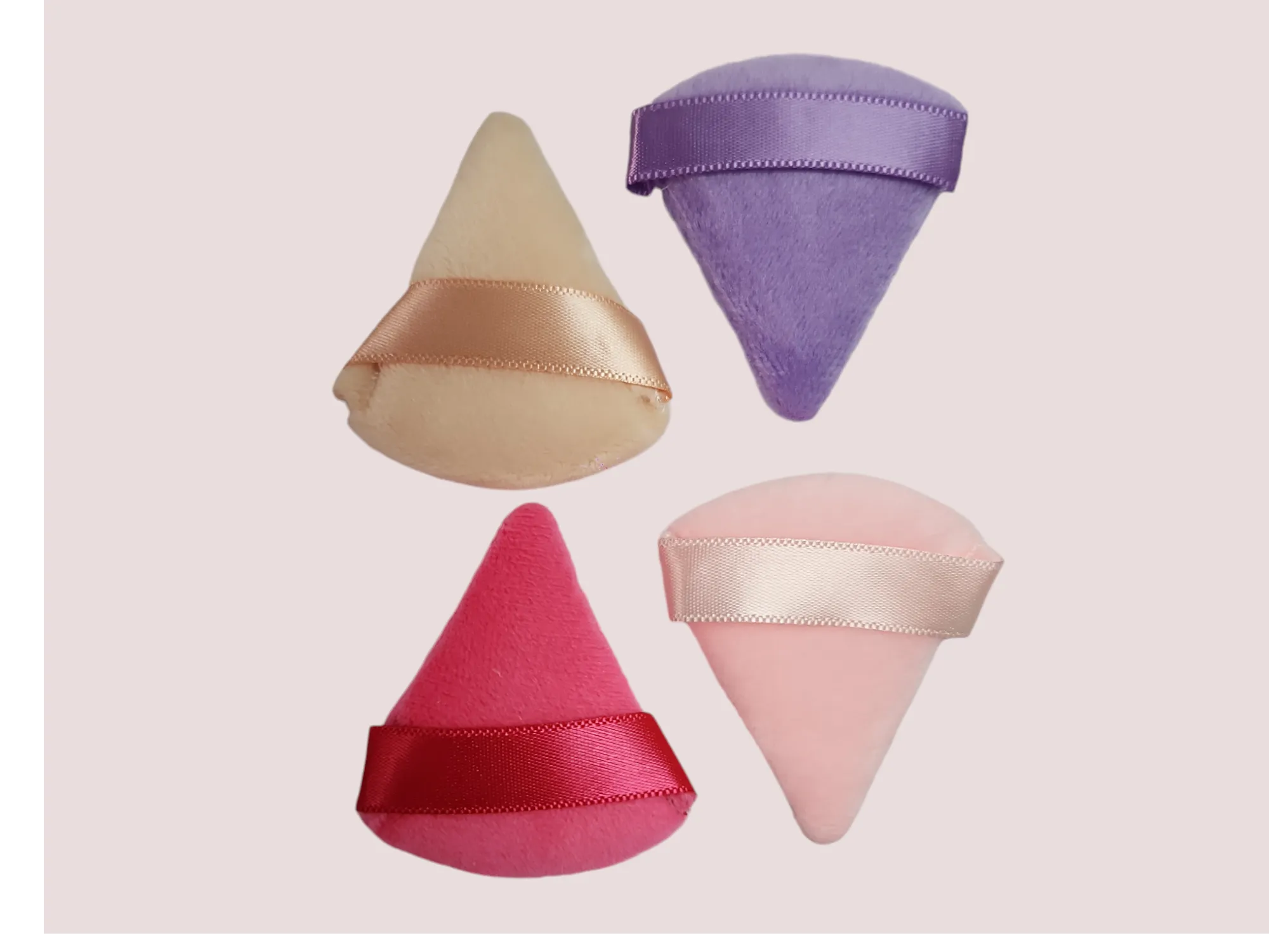 Triangle Powder Puffs set of 4