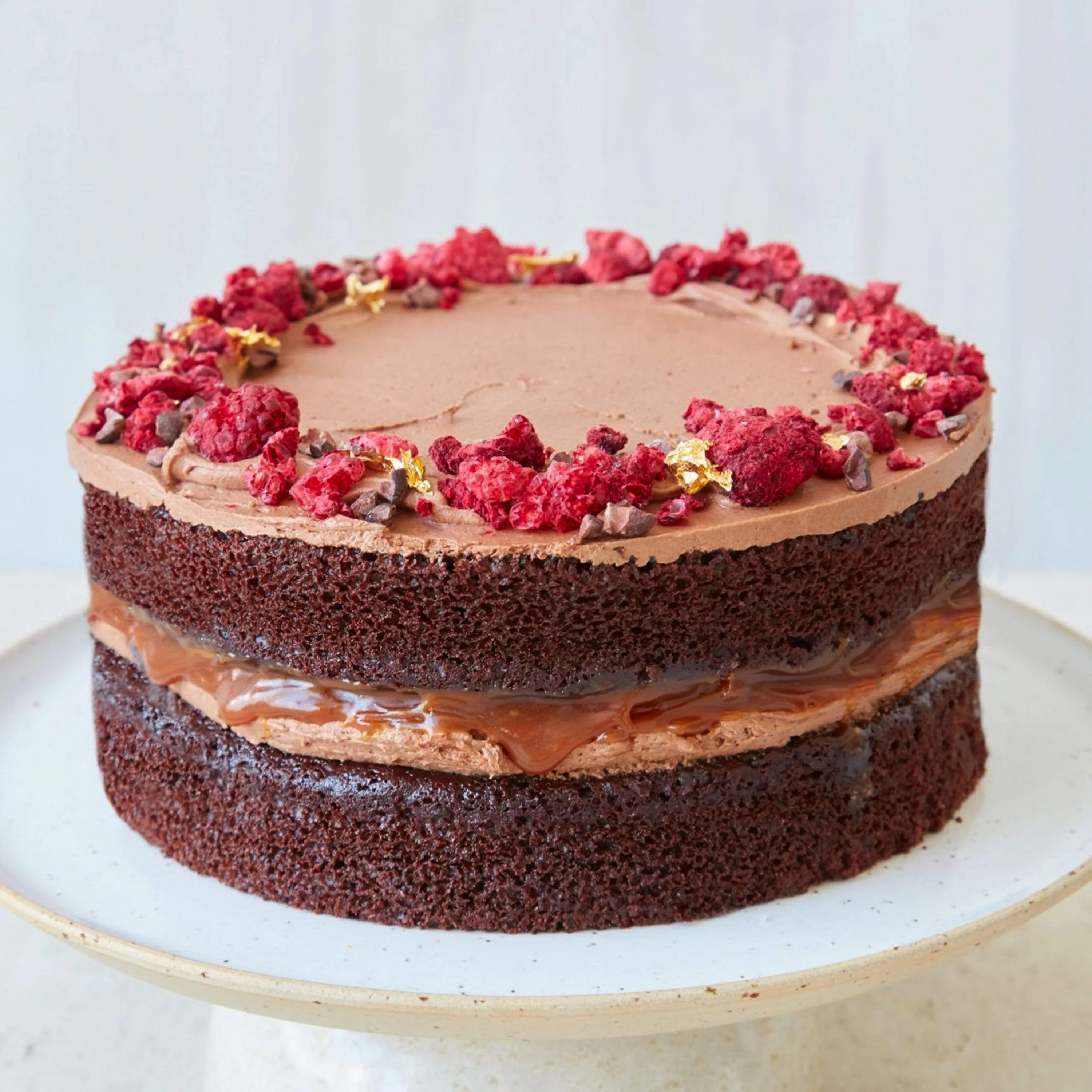 Valentine's Day Vegan Chocolate Fudge Cake