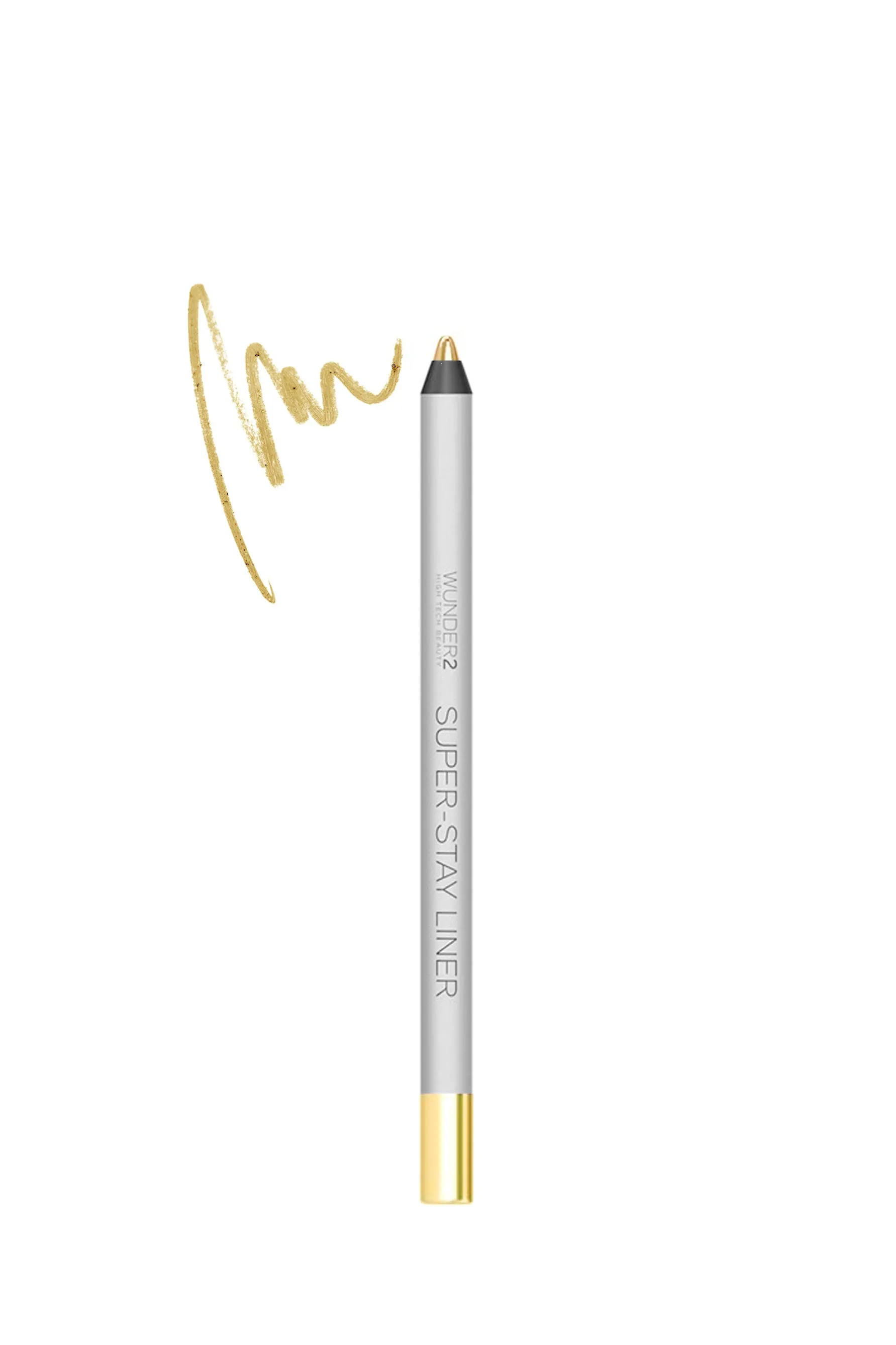 Wunder2 SUPER-STAY LINER Long-Lasting & Waterproof Colored Eyeliner Metallic White Gold